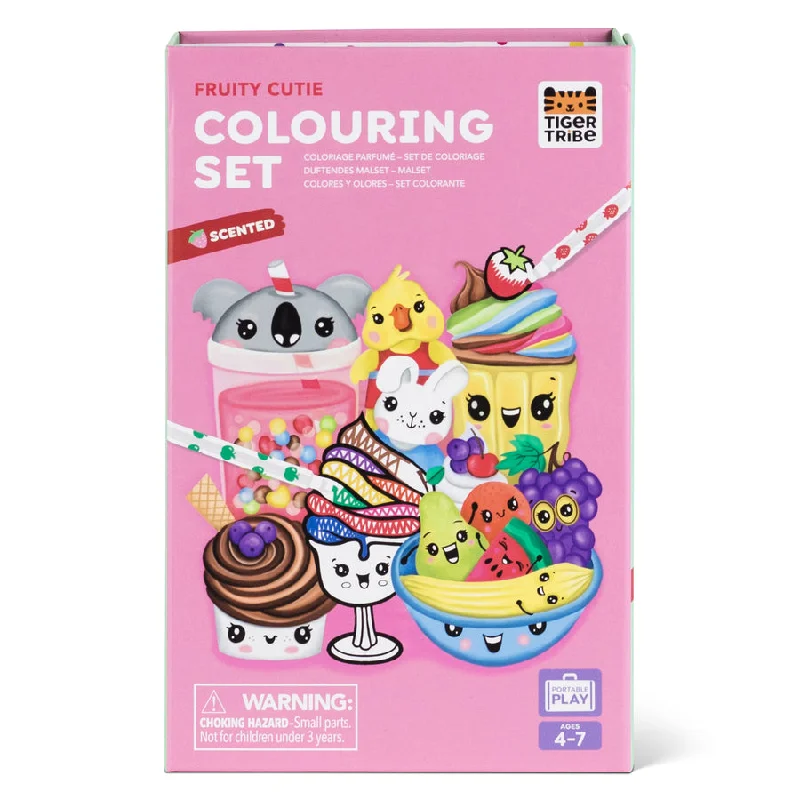 Tiger Tribe | Fruity Cutie Scented Colouring Book